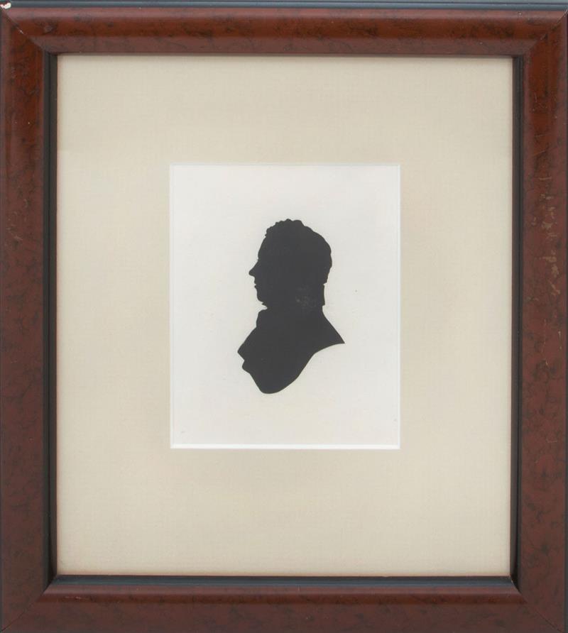 Appraisal: ATTRIBUTED TO CHARLES LOUIS BARBER fl - PAIR OF SILHOUETTES