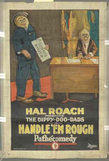 Appraisal: Vintage movie poster ''Hal Roach Presents The Dippy-Doo-Dads in Handle