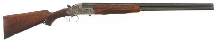 Appraisal: MERKEL MODEL E OVER-UNDER SHOTGUN Cal ga SN Spectacular full