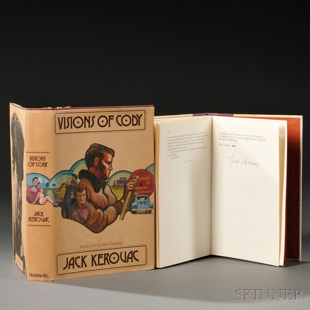 Appraisal: Kerouac Jack - Excerpts of Visions of Cody Signed New