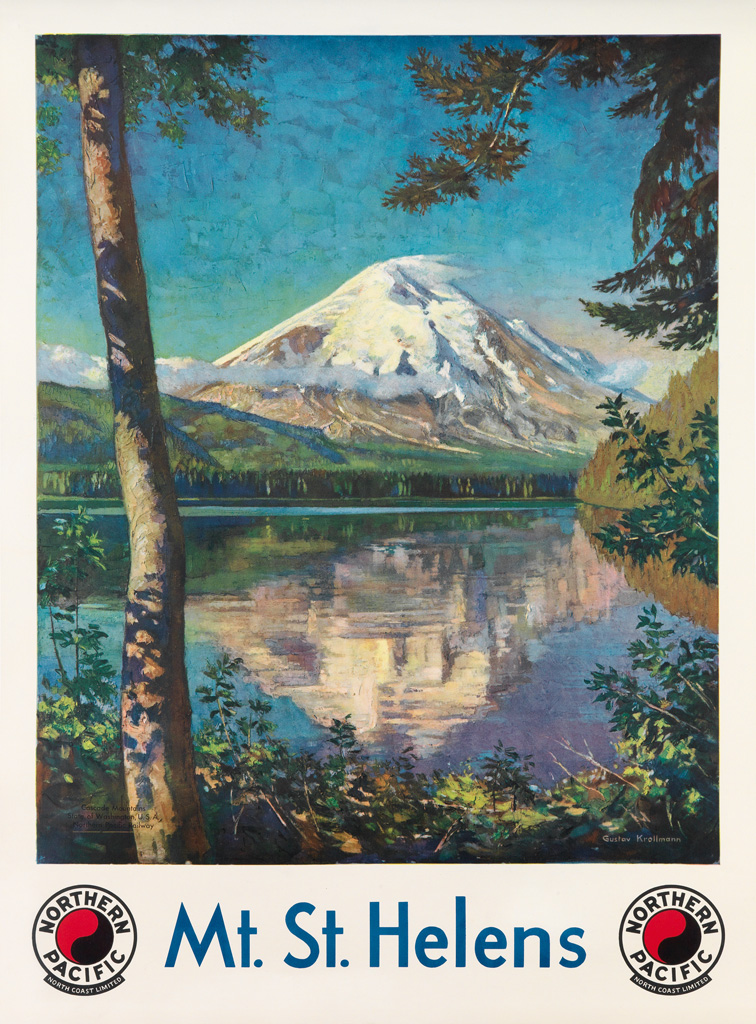 Appraisal: GUSTAV W KROLLMANN - MT ST HELENS NORTHERN PACIFIC Circa