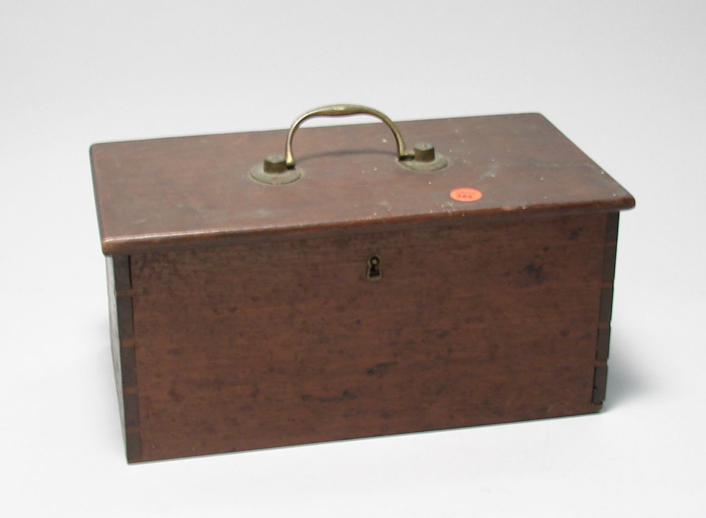 Appraisal: ANTIQUE AMERICAN LIFT-TOP DOCUMENT BOX Coastal MA or RI Second