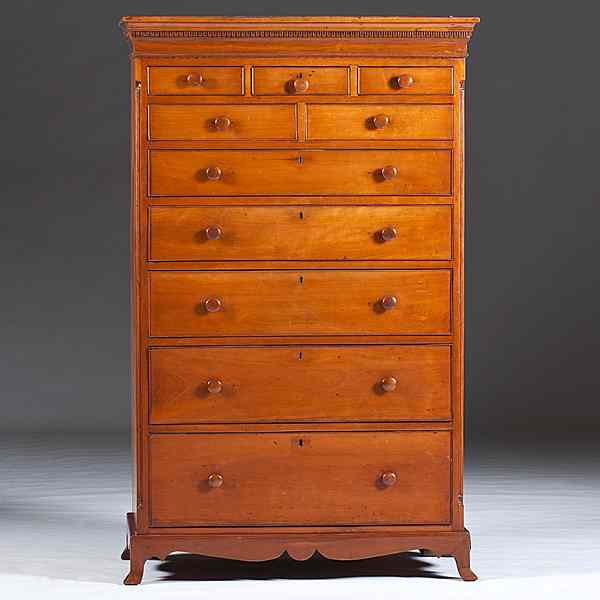 Appraisal: Pennsylvania Tall Chest of Drawers Western Pennsylvania ca - a