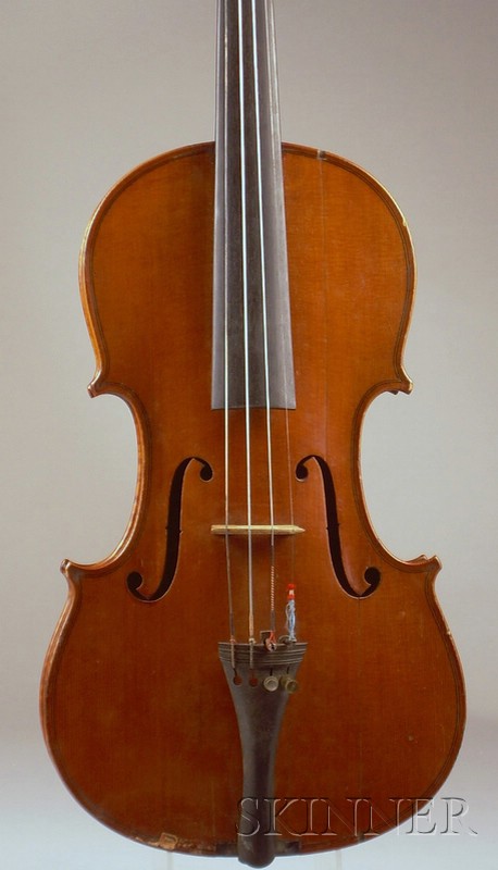 Appraisal: Violin c labeled FRANCOIS BARZONI A CHATEAU THIERRY and bearing