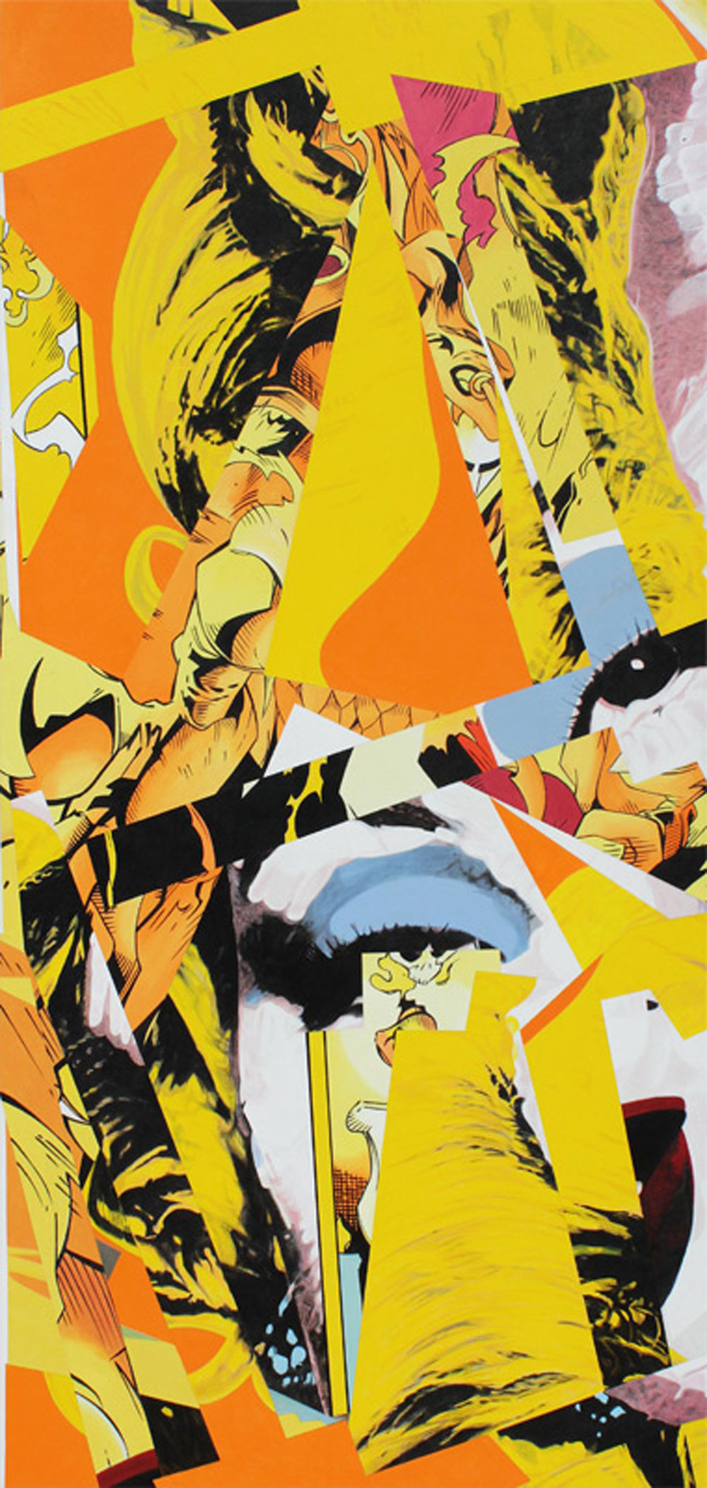 Appraisal: WUJCIK Theo American - ''Old Yeller'' Pop Art Composition Oil