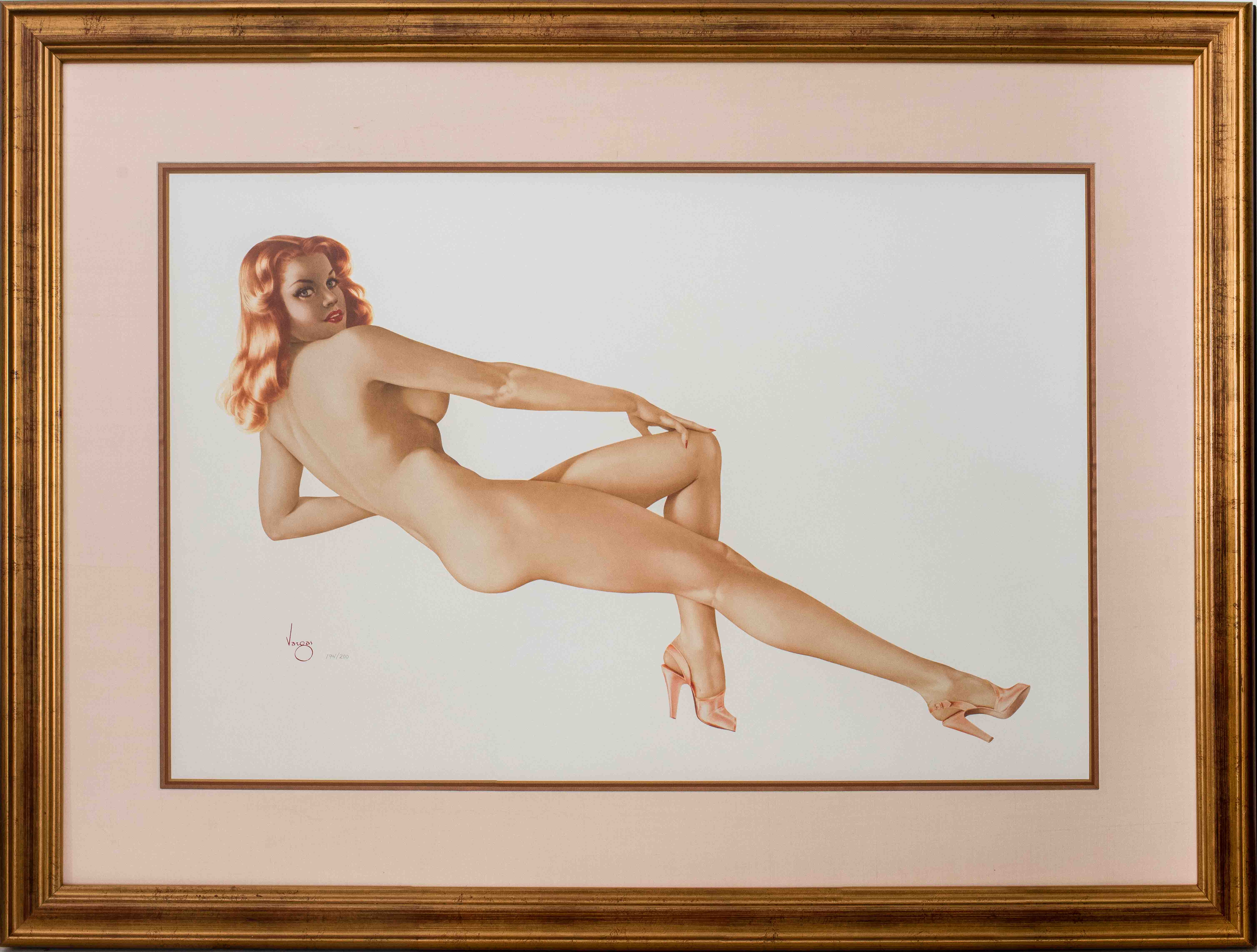 Appraisal: ALBERTO VARGAS PIN-UP LITHOGRAPH Alberto Vargas Peruvian American - lithograph