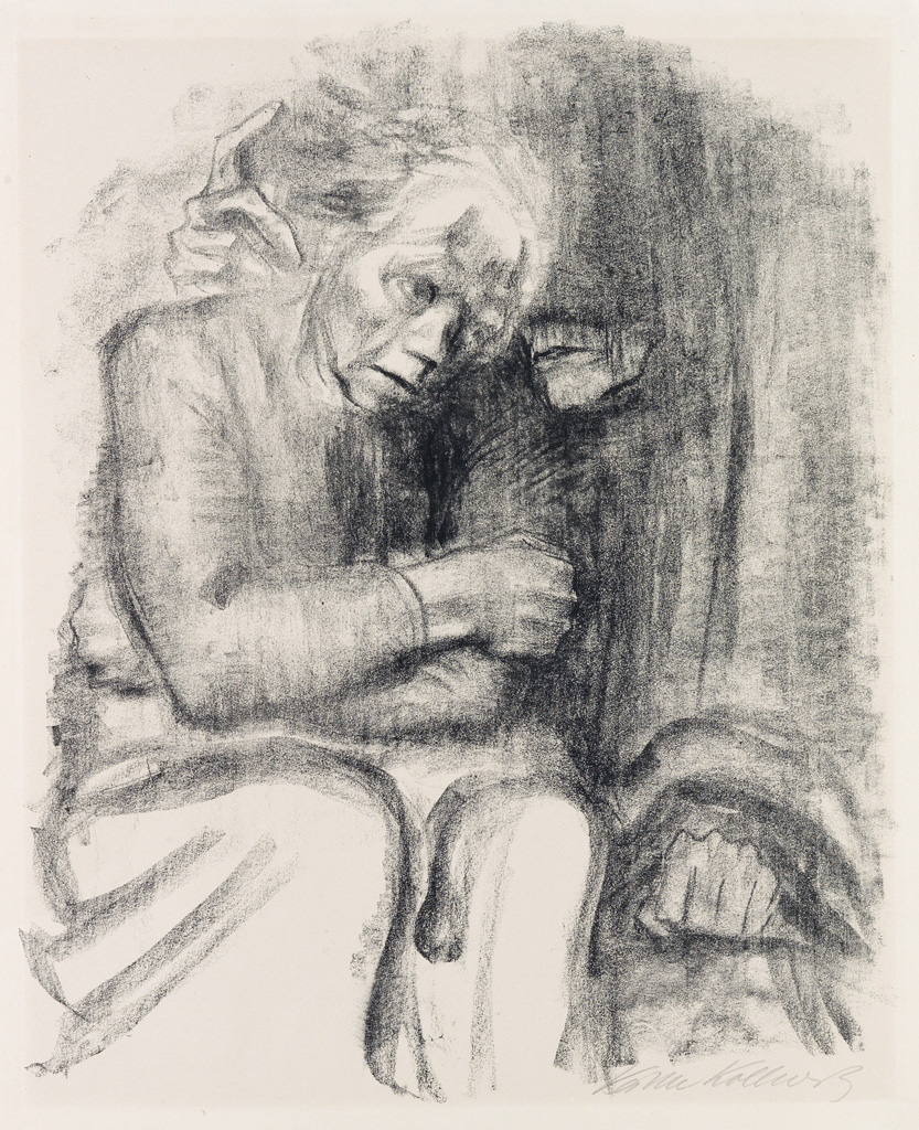 Appraisal: K THE KOLLWITZ Abschied und Tod Lithograph on cream wove