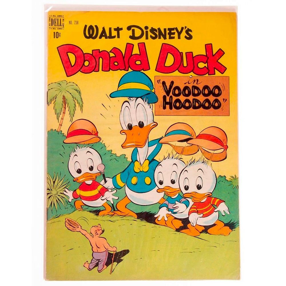 Appraisal: Donald Duck in Voodoo Hoodoo Four-Color Dell Art by Carl