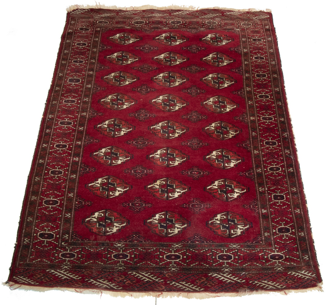 Appraisal: TEKKE RUG ' X ' Tekke rug West Turkestan second