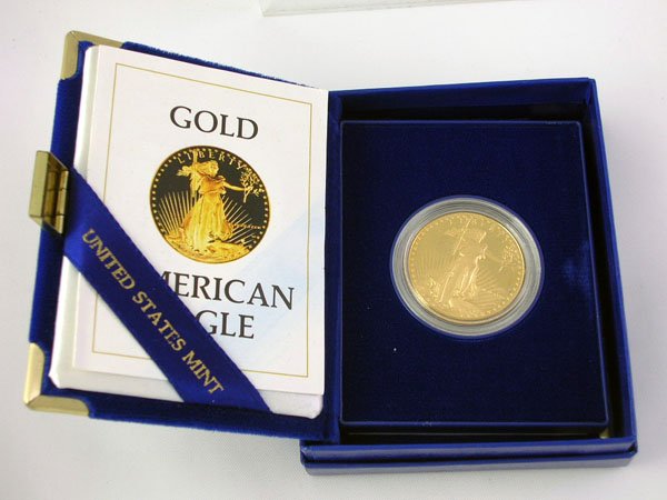 Appraisal: proof one ounce gold American eagle