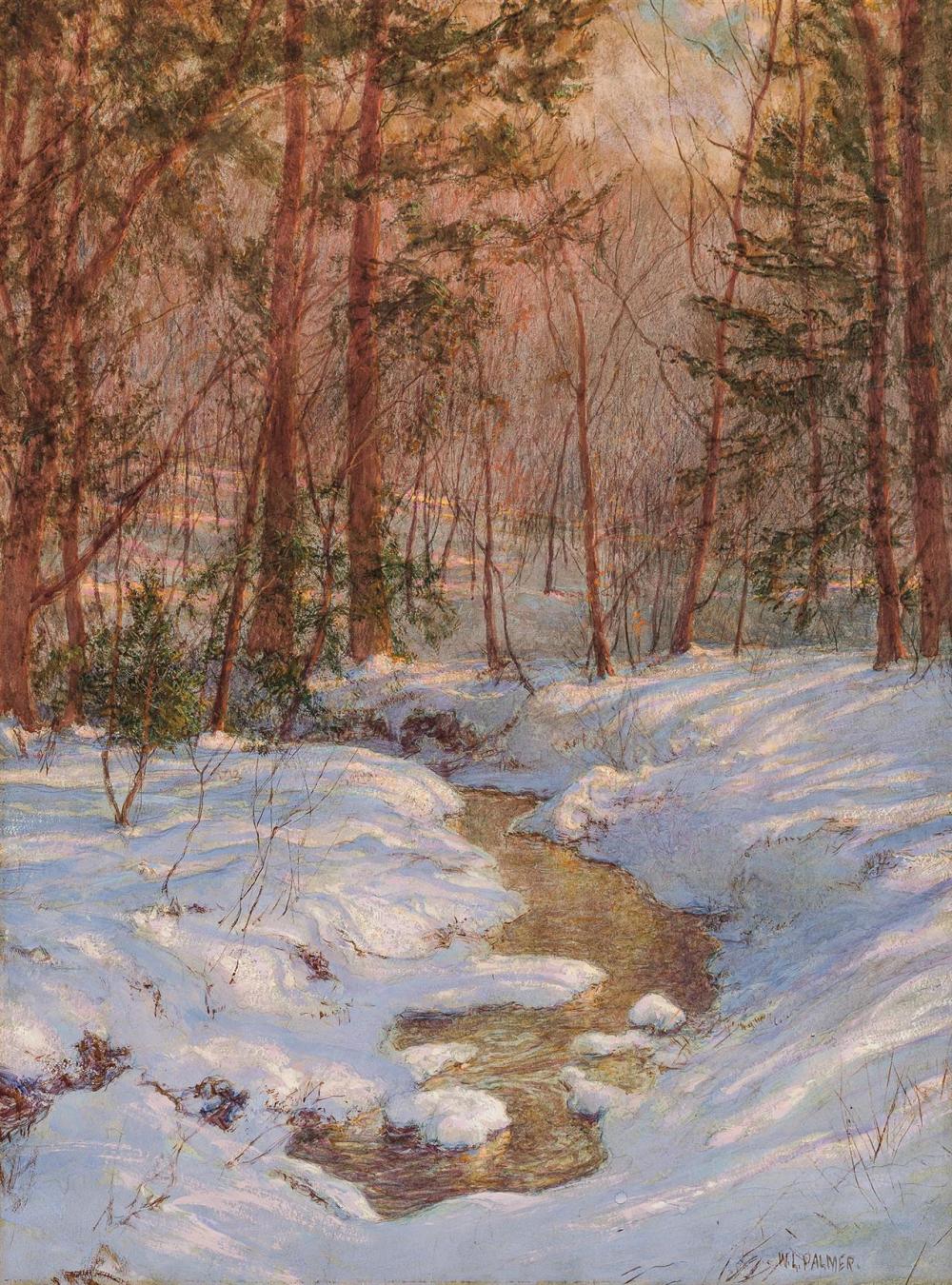 Appraisal: WALTER LAUNT PALMER American - A Berkshire Brook mixed media