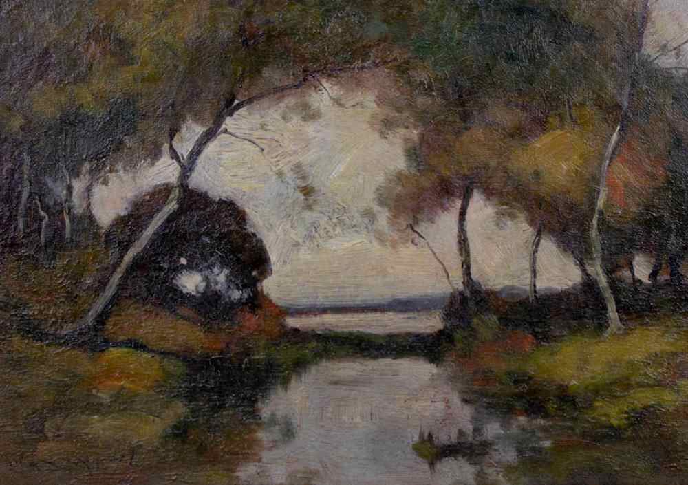 Appraisal: MAX WEYL AMERICAN - AUTUMN - ROCK CREEK PARK Oil