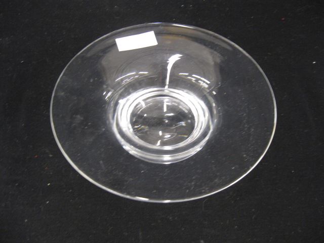 Appraisal: Steuben Crystal Dish signed diameter excellent