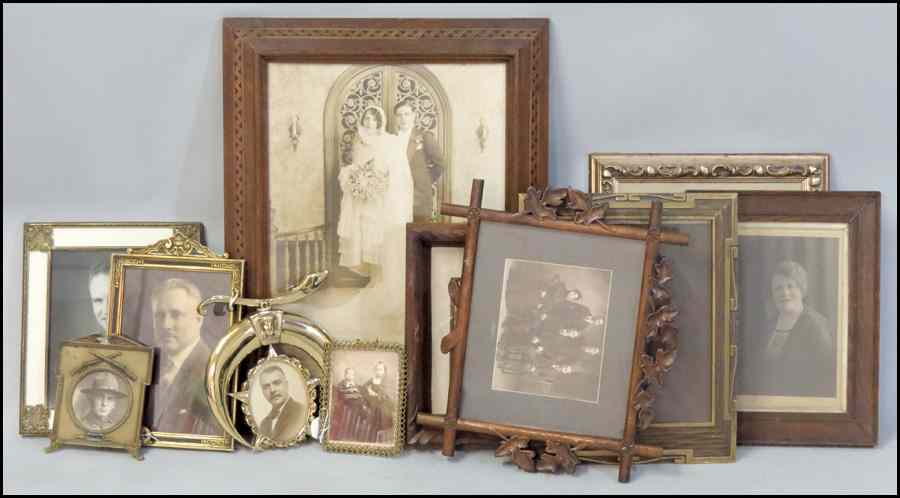 Appraisal: COLLECTION OF FRAMED PORTRAITS Largest frame '' x '' Condition