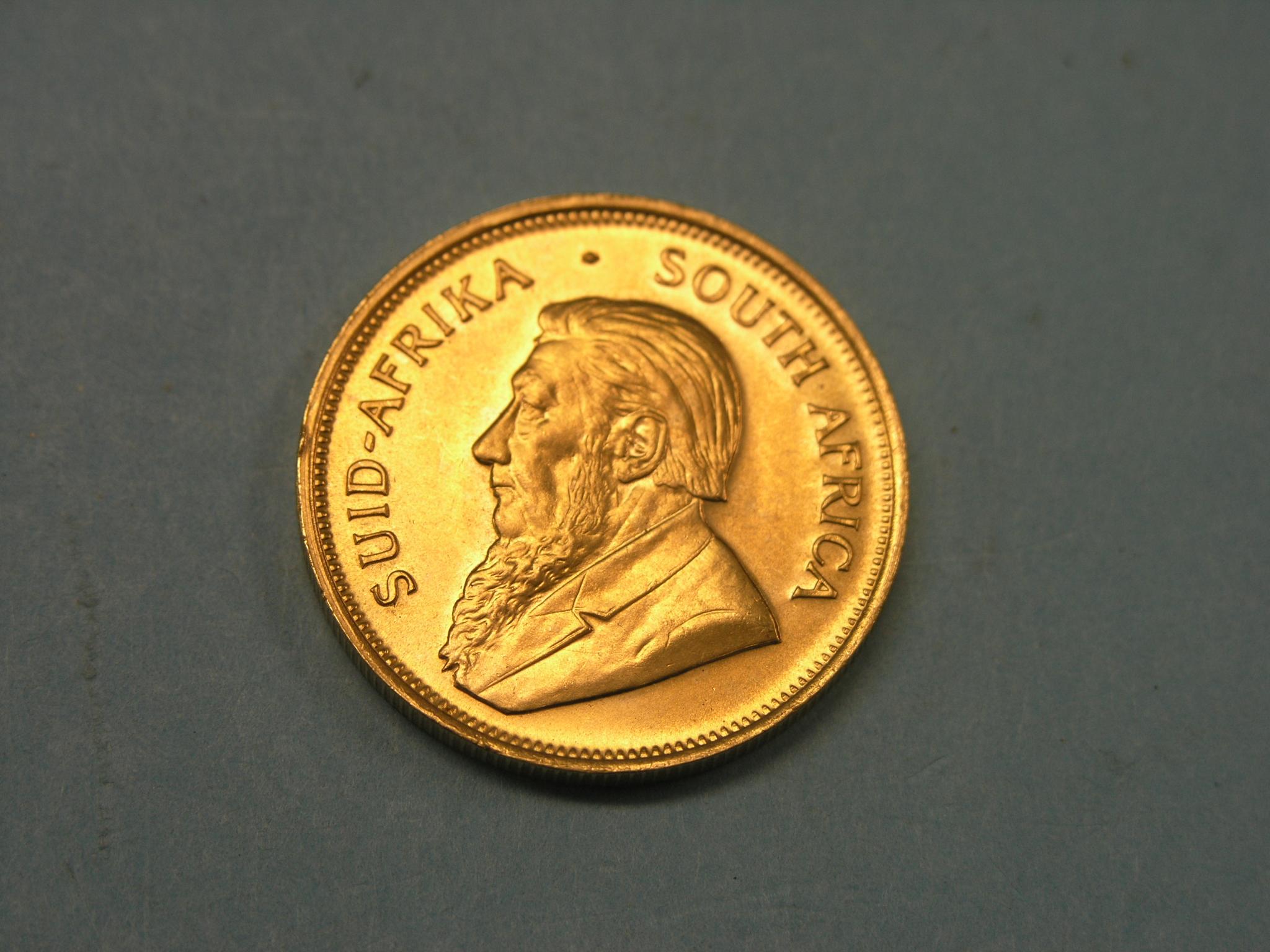 Appraisal: A gold Krugerrand