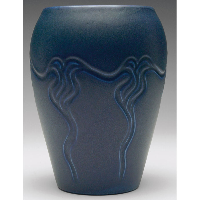 Appraisal: Rookwood vase large tapered shape with an organic design covered