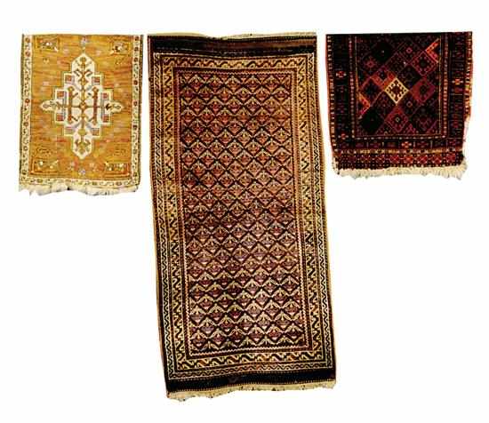 Appraisal: Persian tribal carpets ' '' x ' '' ' ''