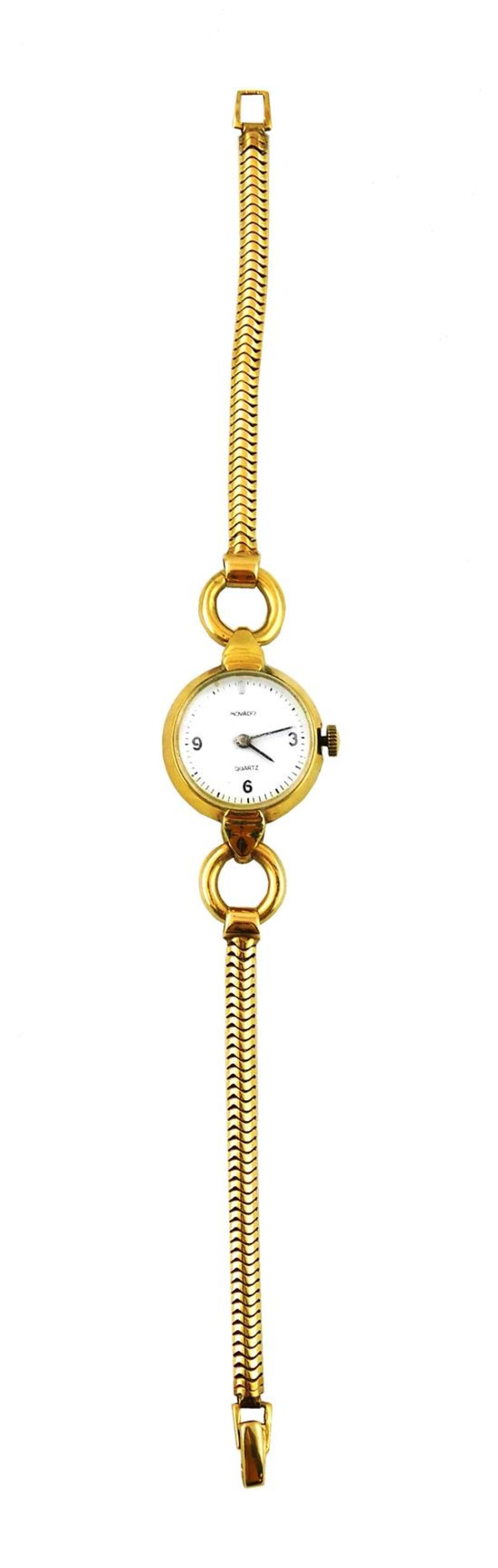 Appraisal: JEWELRY K Movado dress watch stamped K yellow gold Singapore