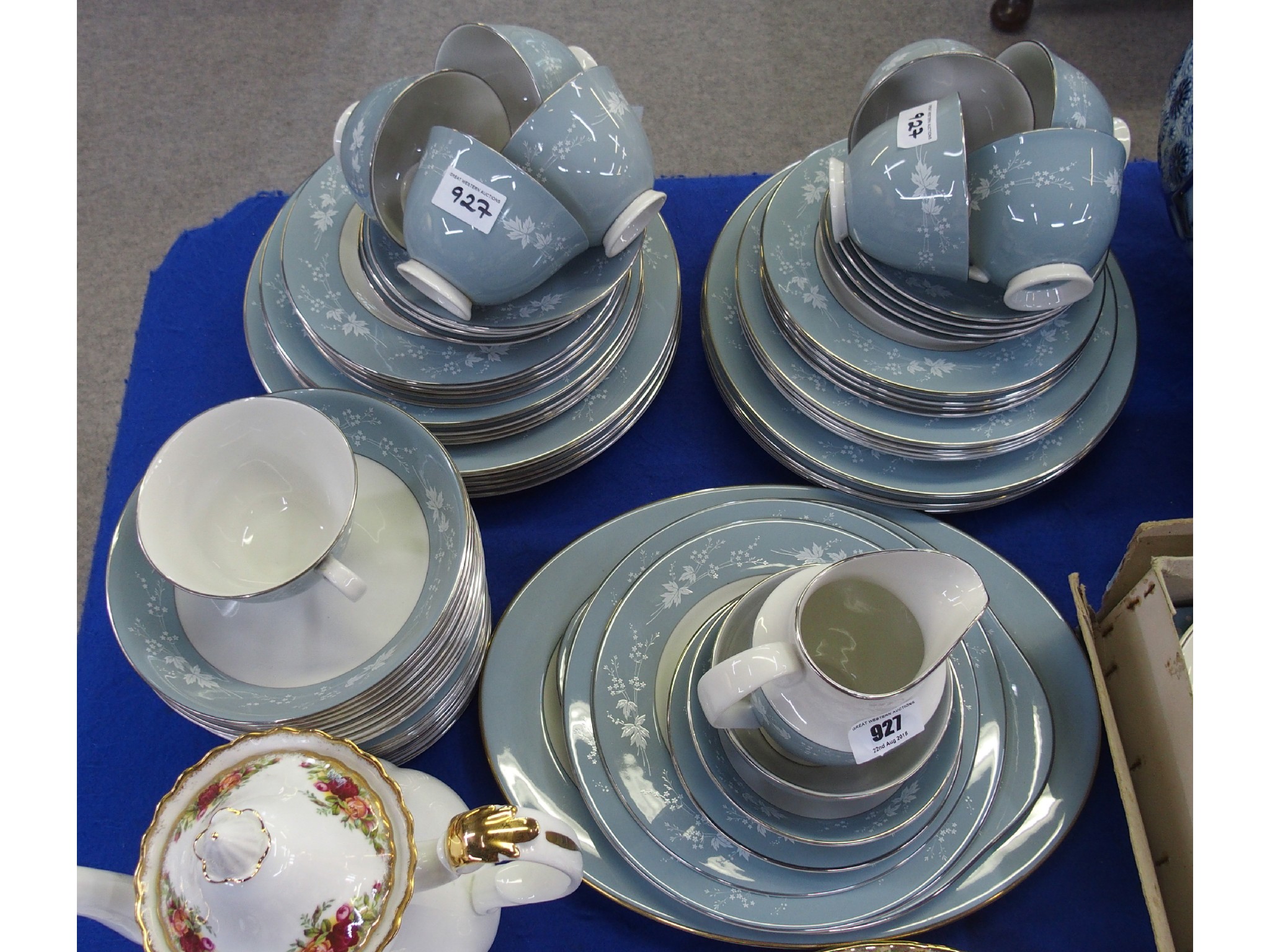 Appraisal: Royal Doulton Reflection dinner service for eight