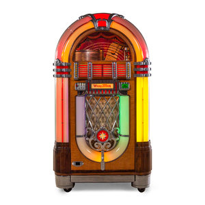 Appraisal: A Wurlitzer Juke Box New York Mid- th Century model