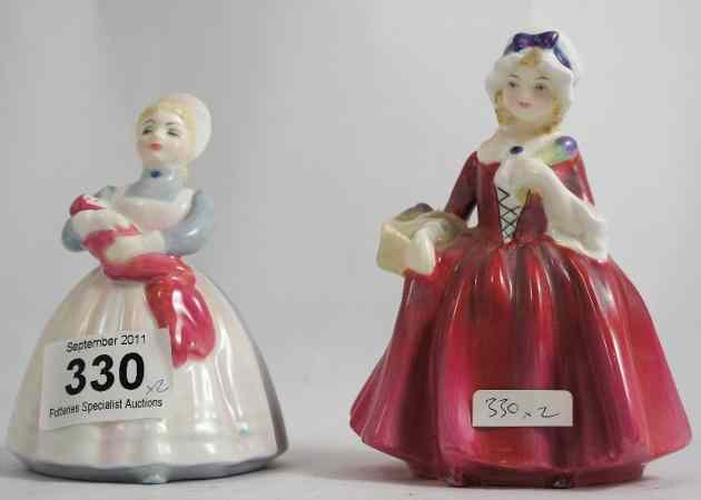 Appraisal: Royal Doulton Figures Lavinia HN and Rag Doll HN