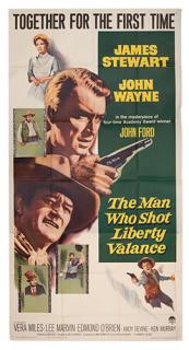 Appraisal: The Man Who Shot Liberty Valance Paramount Three-sheet x Western