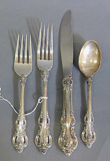 Appraisal: TOWLE STERLING SILVER FLATWARE SET forty pieces in the El