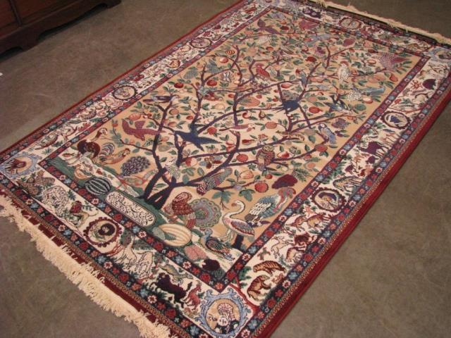 Appraisal: A contemporary Oriental rug approximately ' x ' machine made