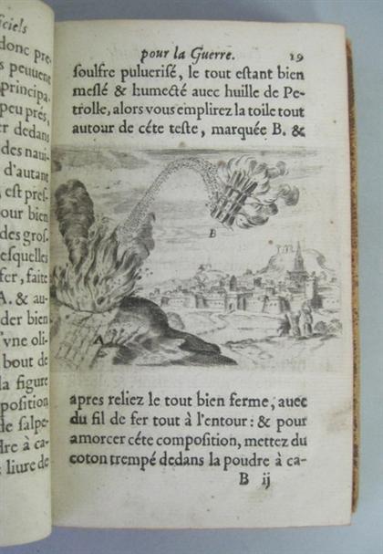 Appraisal: vol Malthus Francis Guillemot Pierre Traite des Feux Artificiels Pour