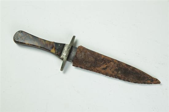 Appraisal: THE HUNTER'S COMPANION KNIFE England nd half- th century Blade