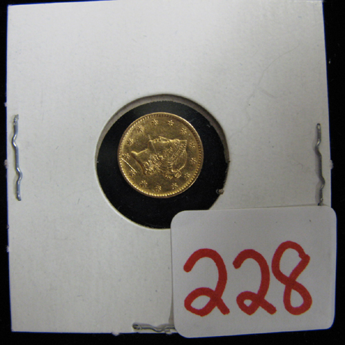 Appraisal: U S ONE DOLLAR GOLD COIN Liberty head type