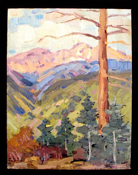 Appraisal: Ralph W Meyers American - Mountains Near Taos circa inscribed