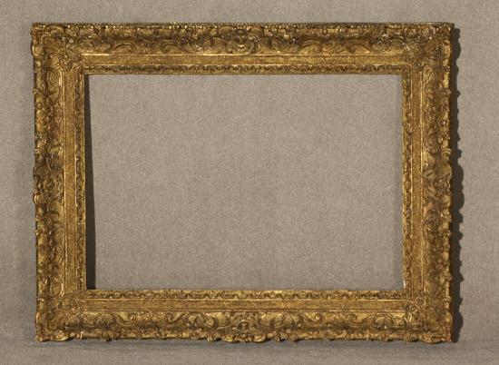 Appraisal: Louis XV Style Giltwood and Sanded-Frieze Frame th Century Sight