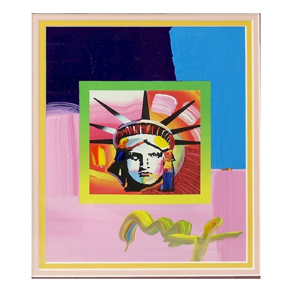 Appraisal: Peter Max American born Peter Max American b Acrylic on