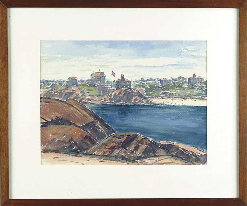 Appraisal: MAX KUEHNE American - VIEW TOWARD GOOD HARBOR BEACH GLOUCESTER