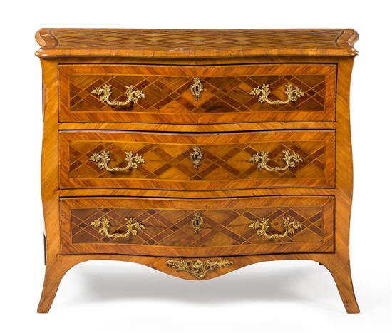 Appraisal: Sale Lot A Regence Style Parquetry Commode probably italian late