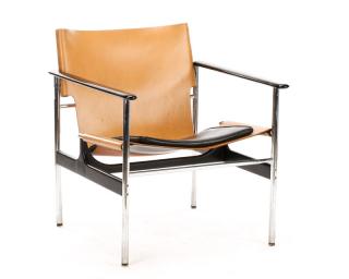 Appraisal: Charles Pollock for Knoll Model Sling Chair Charles Pollock American