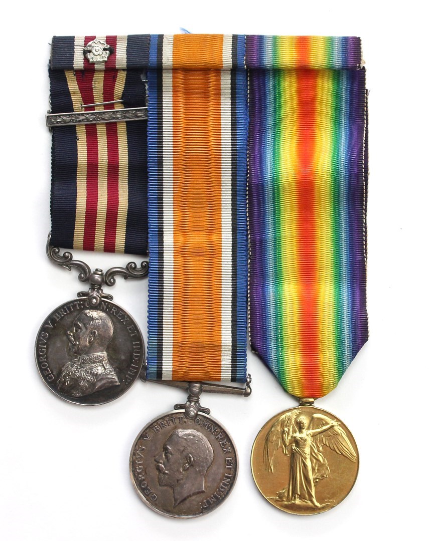 Appraisal: The Military Medal with further Second Award Bar George V