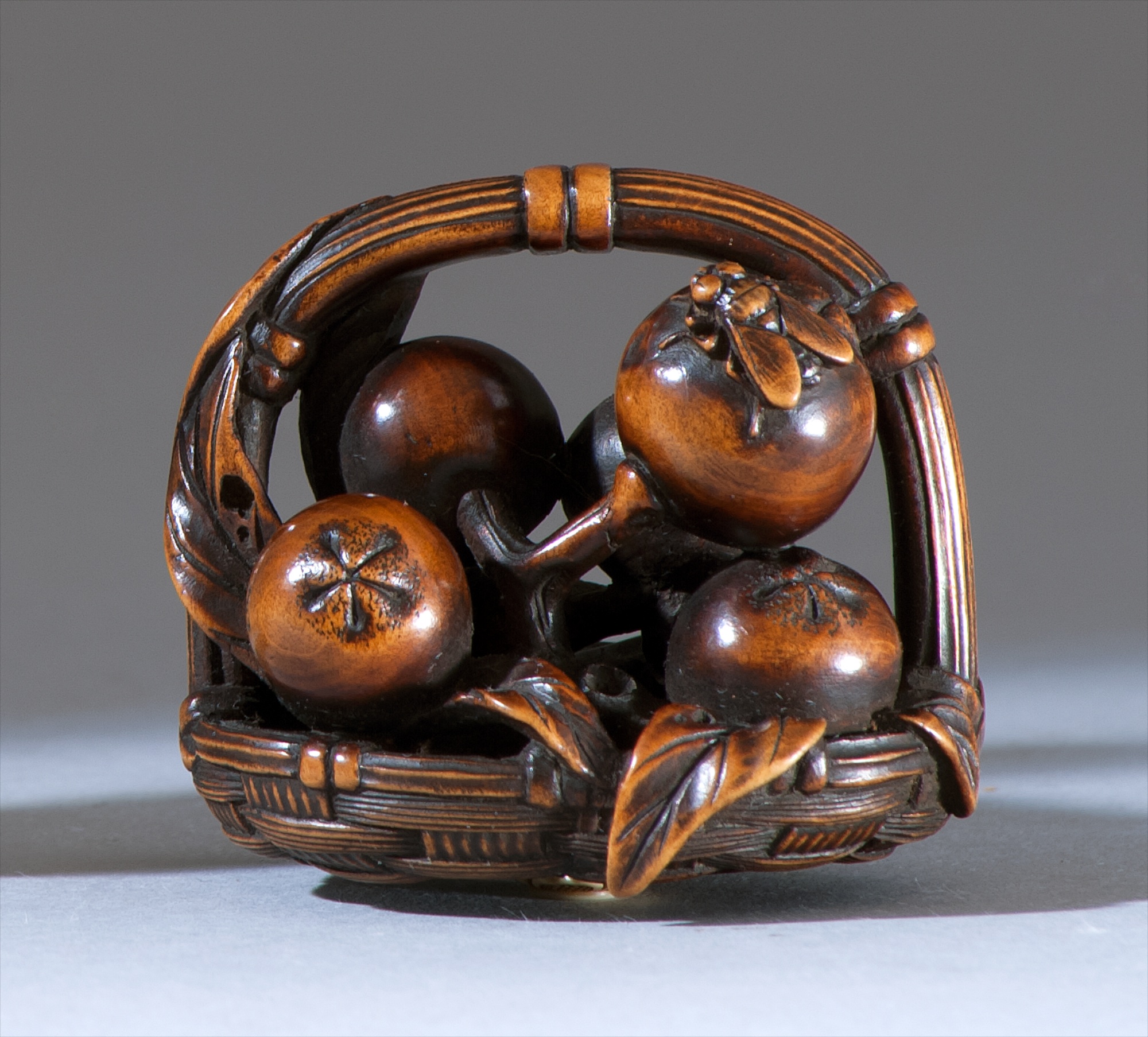 Appraisal: WOOD NETSUKE th CenturyBy Mitsuhiro In the form of a