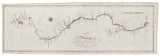 Appraisal: PIKE Zebulon Montgomery - Carte du Mississippi Depuis sa Source