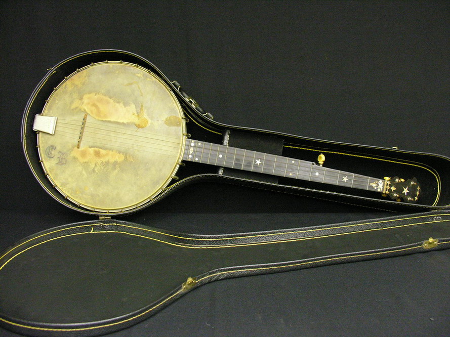 Appraisal: VINTAGE S S STEWART BANJO stamped with the s s