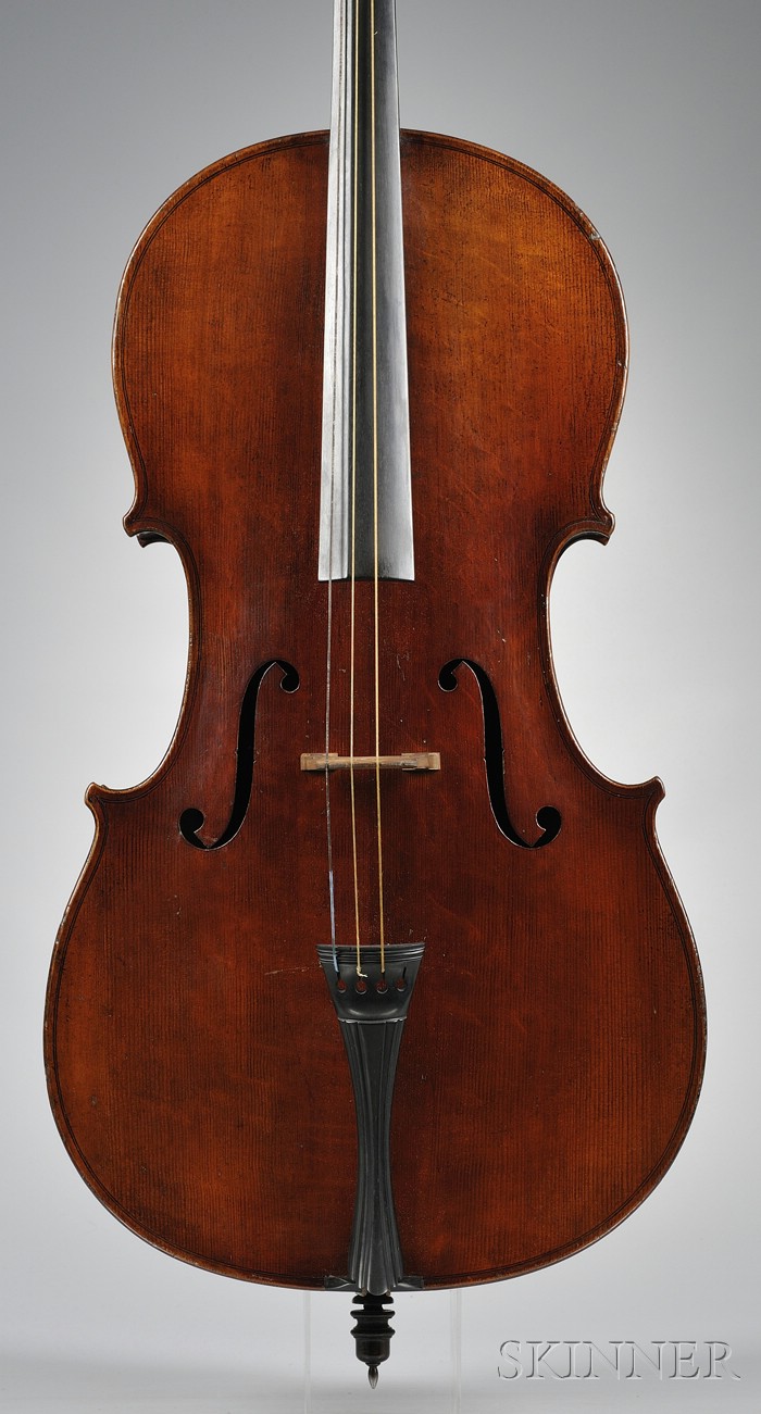 Appraisal: Modern Violoncello E Reinhold Schmidt Workshop Markneukirchen c bearing the