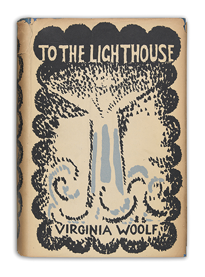 Appraisal: WOOLF VIRGINIA To The Lighthouse vo gilt-lettered blue cloth spine