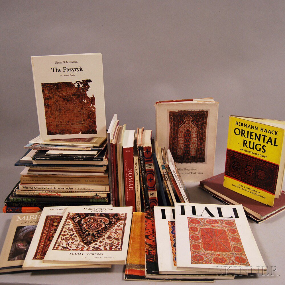 Appraisal: Large Collection of Rug-related Books and Magazines including The Pazyryk