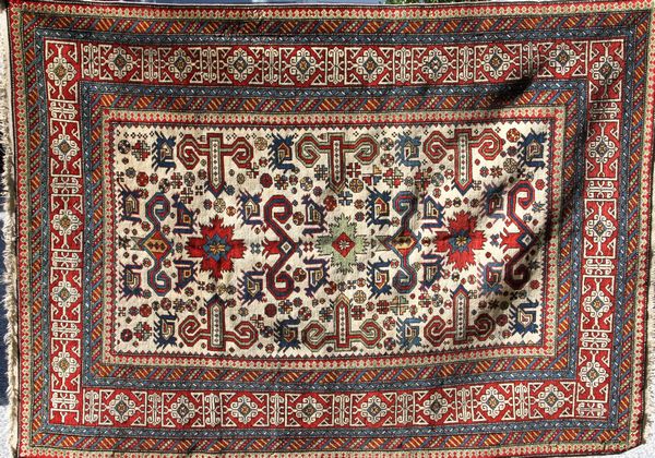 Appraisal: Russian Caucasian Shrivan Perepedil rug ' x ' EST