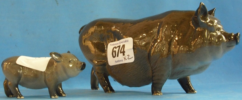 Appraisal: Royal Doulton Vietnamese Pot Bellied Pig G and Vietnamese Pot