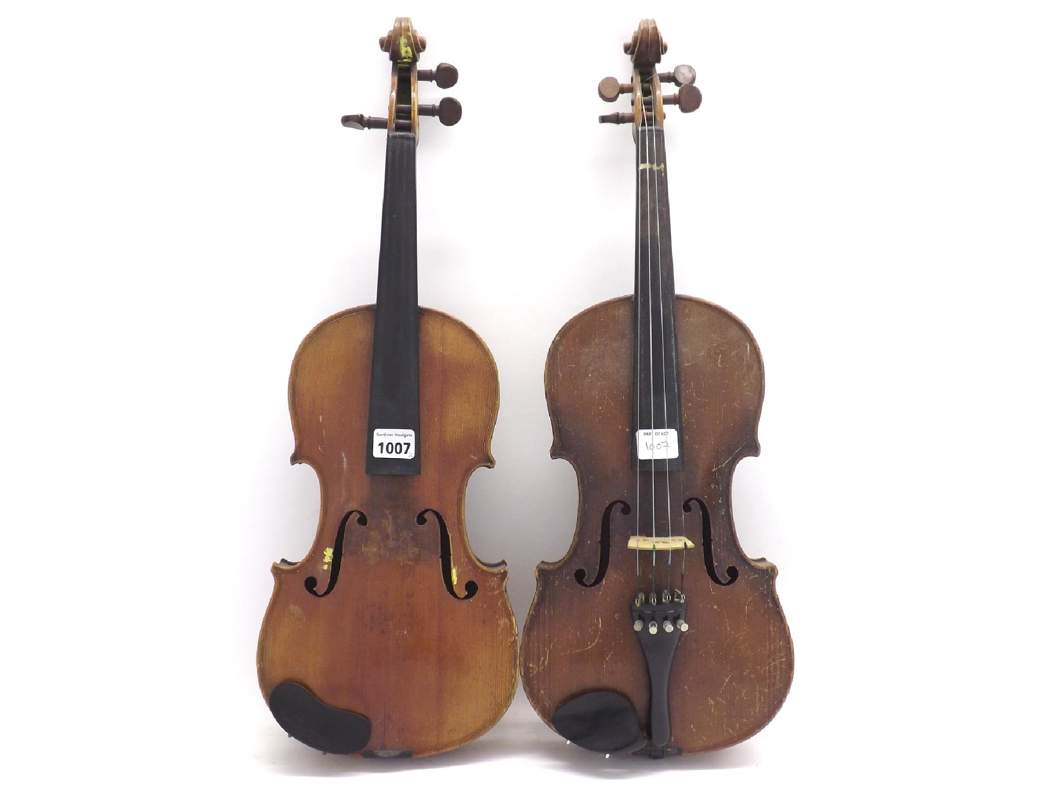 Appraisal: German violin circa cm also an Austrian Stradivari copy violin