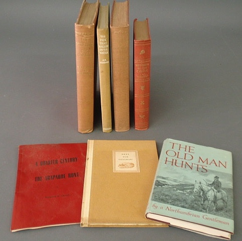 Appraisal: Seven foxhunting books and pamphlets- Records of the Chase As