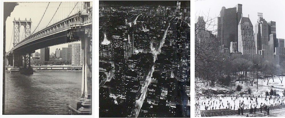 Appraisal: TOM BARIL AMERICAN b Lot of Photographs New York Scenes