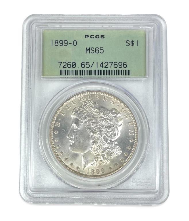 Appraisal: -O US Morgan Dollar PCGS GEM Unc MS Please see